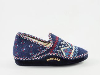 Zapatilla de casa en lana y forrada de borrego Nordikas