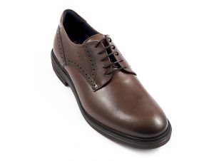 Zapato de cordón de pala lisa en piel Fluchos