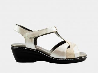 Sandalia de tiras con combinación de tonos Doctor Cutillas