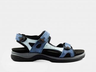 Sandalia adaptable con tres velcros Comfort