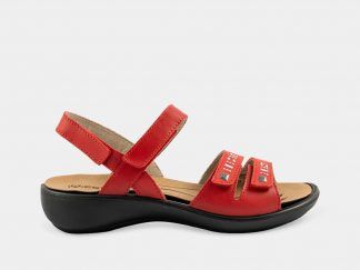 Sandalia de tiras de señora con sujeción al pie con cuatro velcros Westland