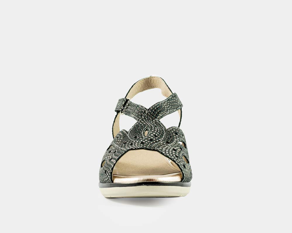 Sandalia de tiras de velcro diseño "v" Pitillos - Imagen 4