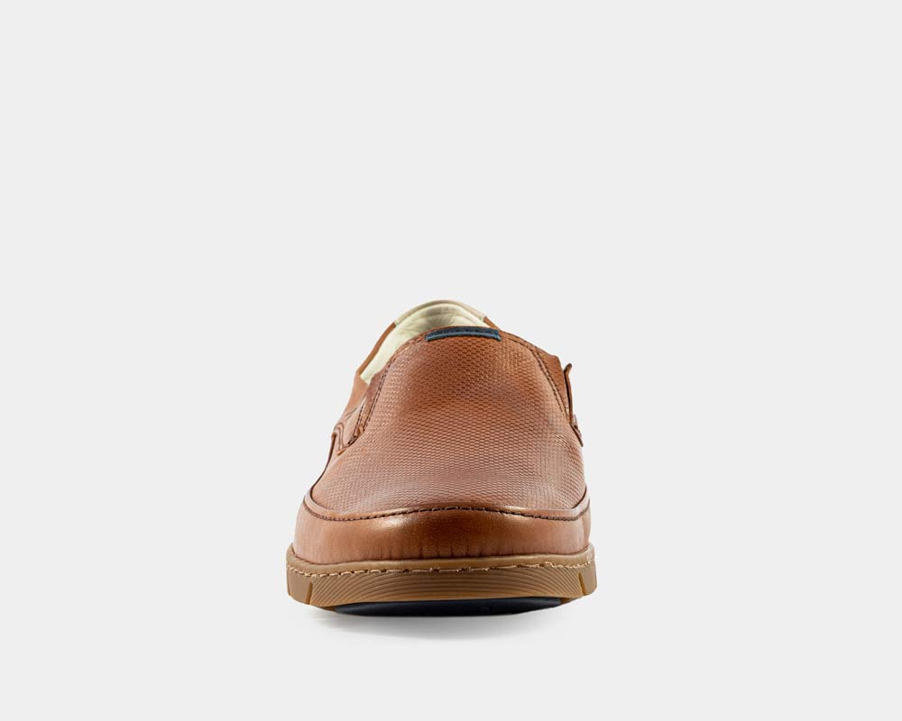 Zapato de caballero tipo mocasín con dos elásticos en piel Fluchos - Imagen 4