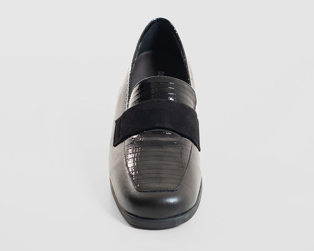 Zapato de señora mocasín tacón bajo - Imagen 3
