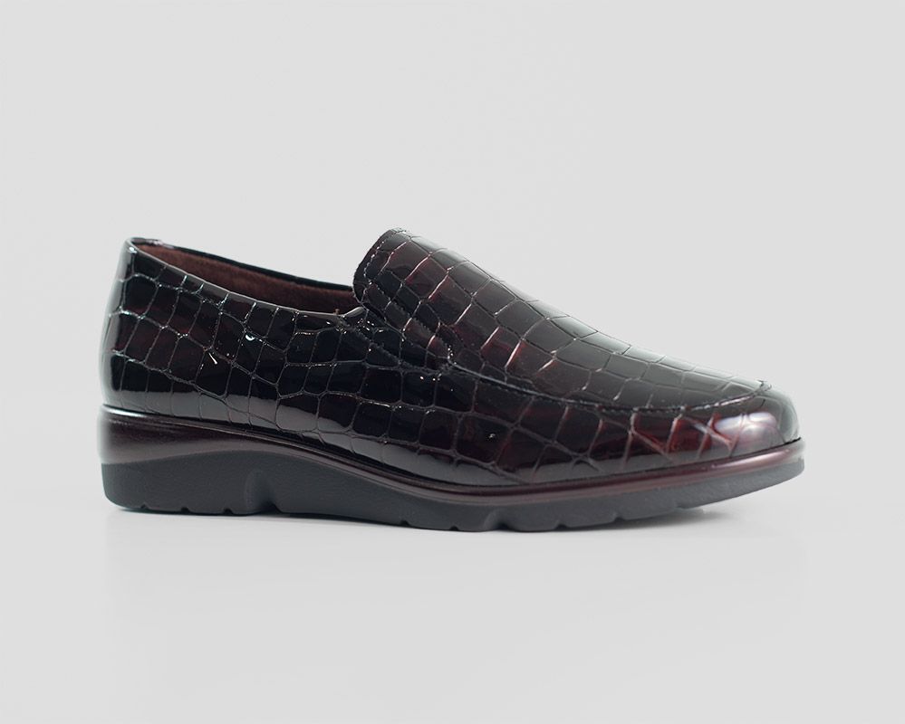 Mocasín de señora piel grabada Pitillos - Imagen 2