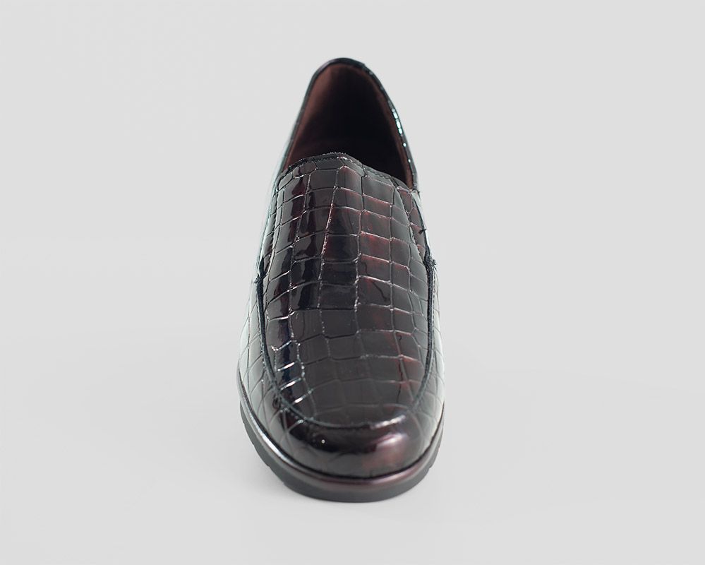 Mocasín de señora piel grabada Pitillos - Imagen 3