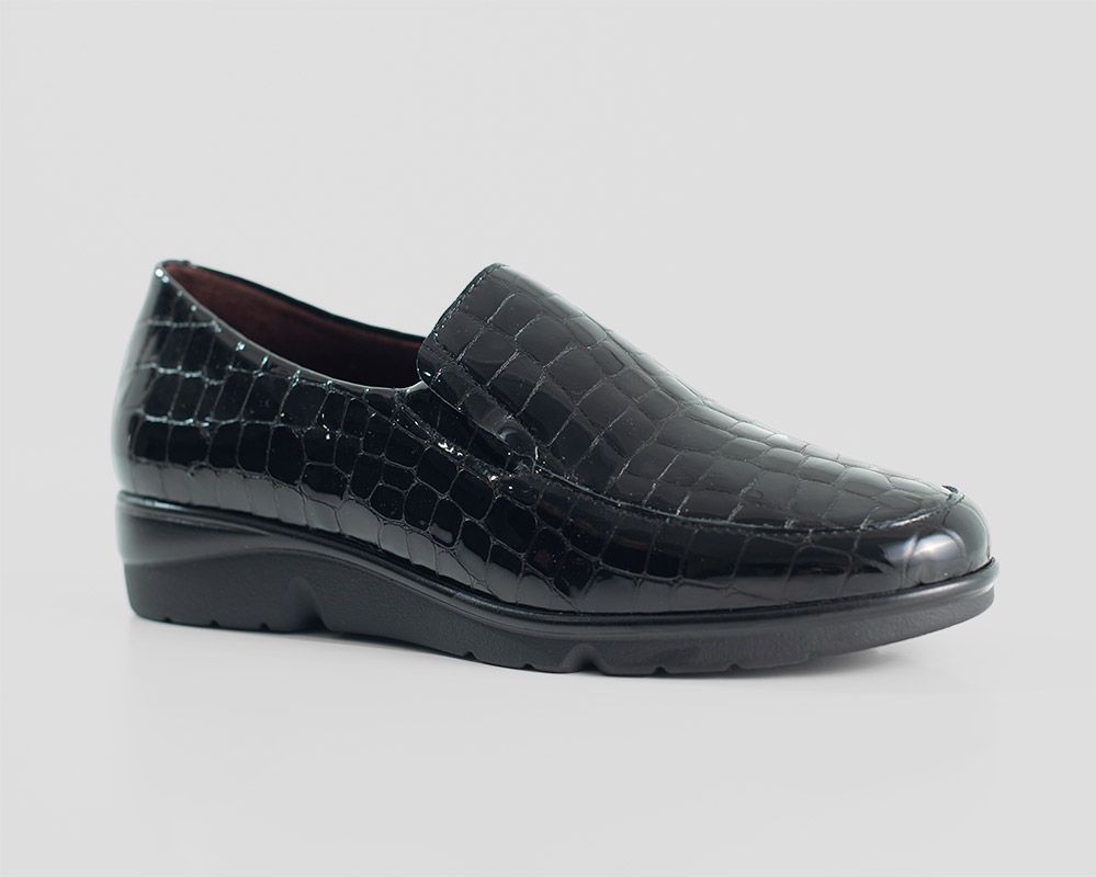 Mocasín de señora piel grabada Pitillos - Imagen 6