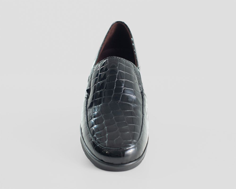 Mocasín de señora piel grabada Pitillos - Imagen 7