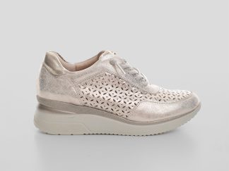zapato de cordón elástico mujer