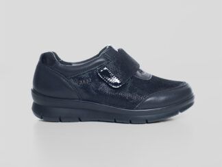 zapatos negros de velcro mephisto