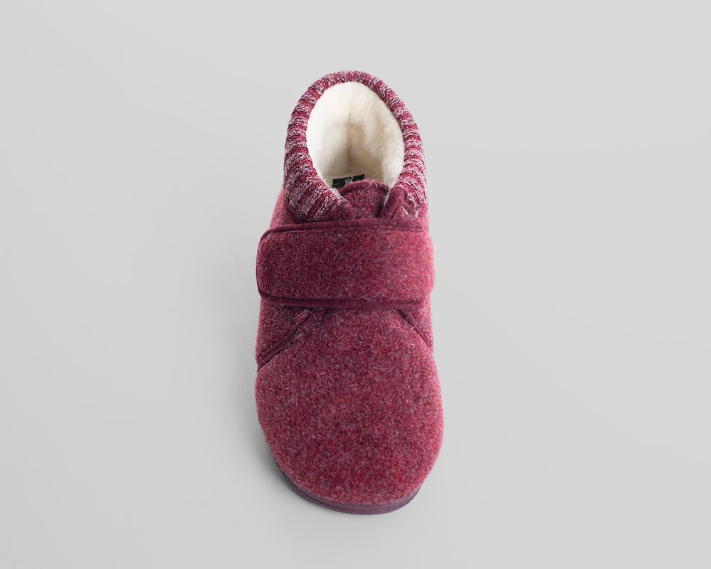 zapatillas de casa de lana