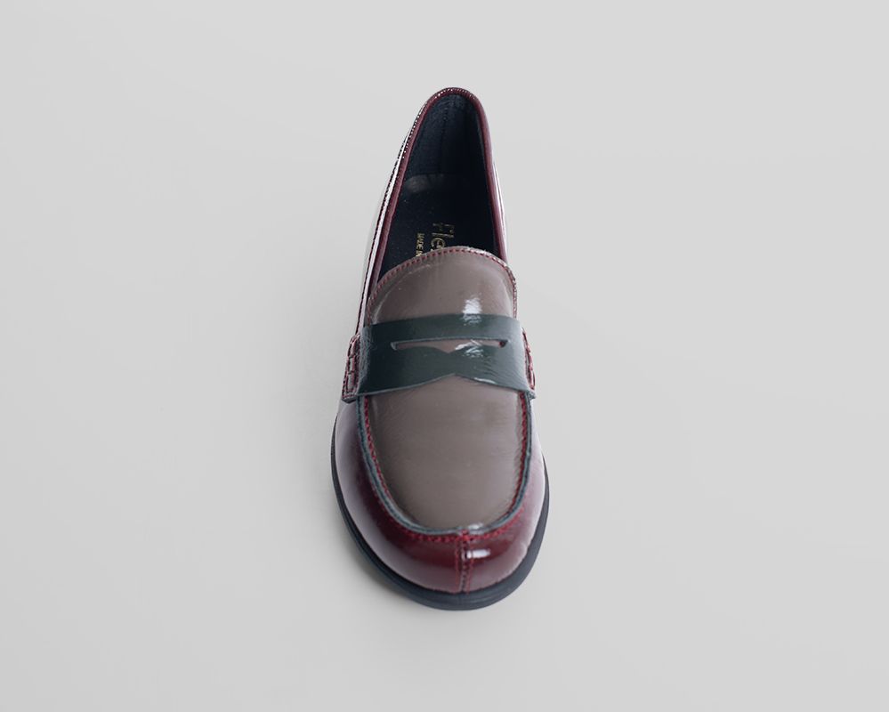 mocasines granate