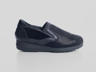mocasines negros mujer