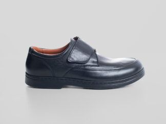 zapato negro caballero velcro