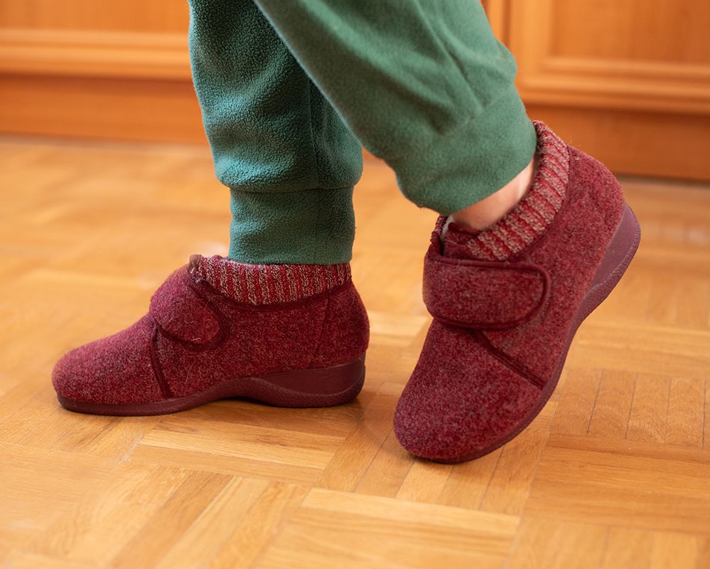 zapatillas de casa de lana