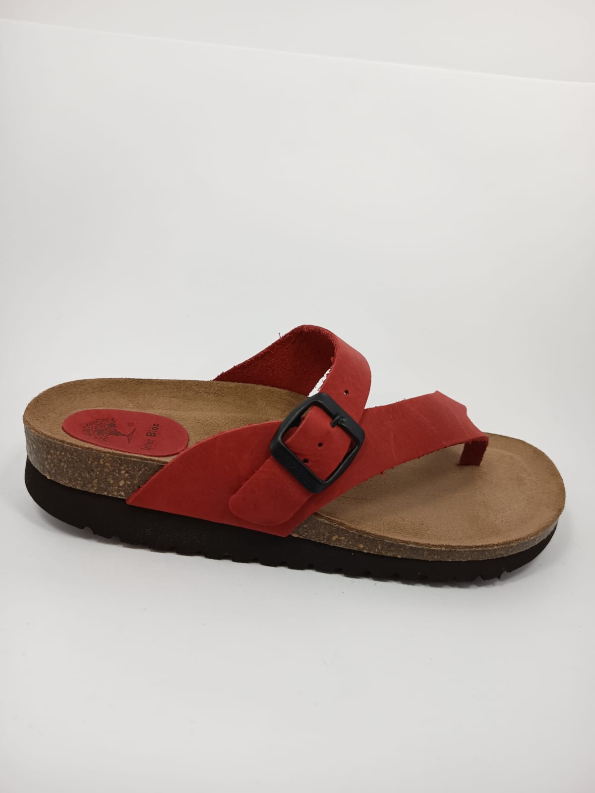 Sandalia Bio de Piel con Tira de Dedo y Hebilla Ajustable – Confort Natural 2026 - Imagen 2