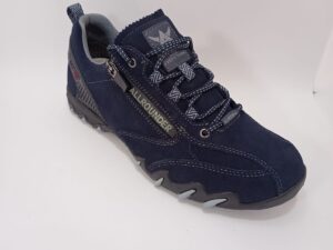 Zapatilla outdoor unisex marrón con ancho especial y cámara de aire