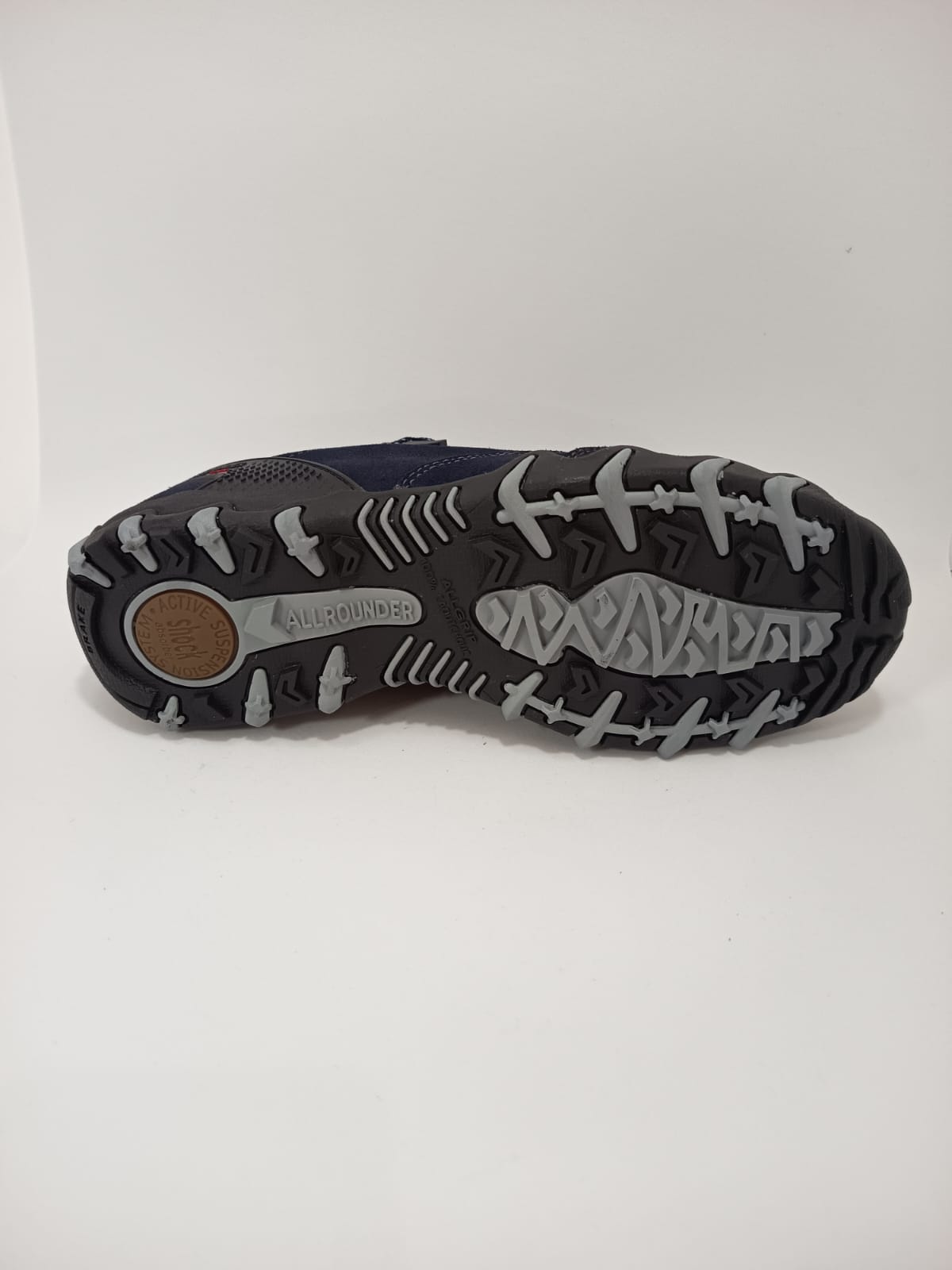 Zapatilla outdoor unisex marrón con ancho especial y cámara de aire - Imagen 3